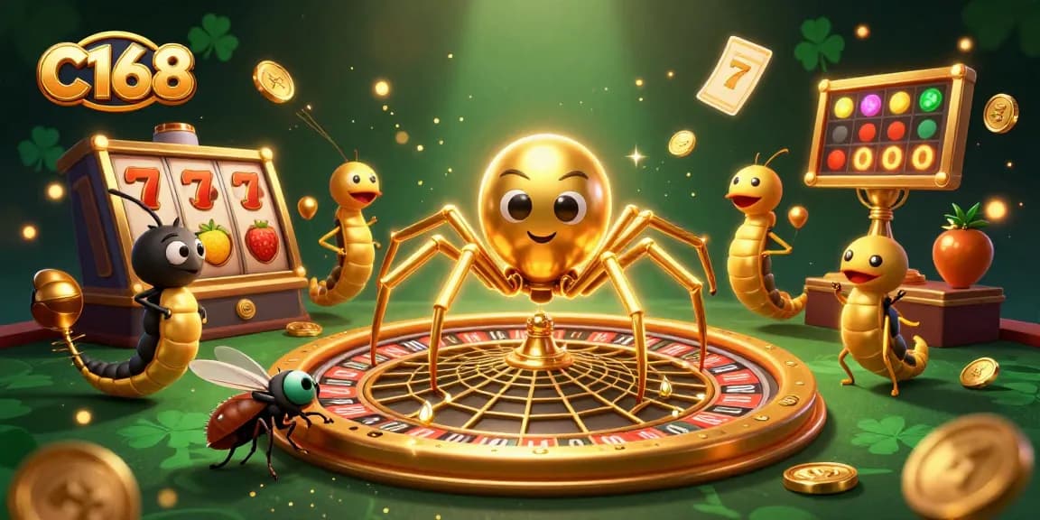 Engage with exciting slots at C168 by spinning golden reels and chasing jackpots.