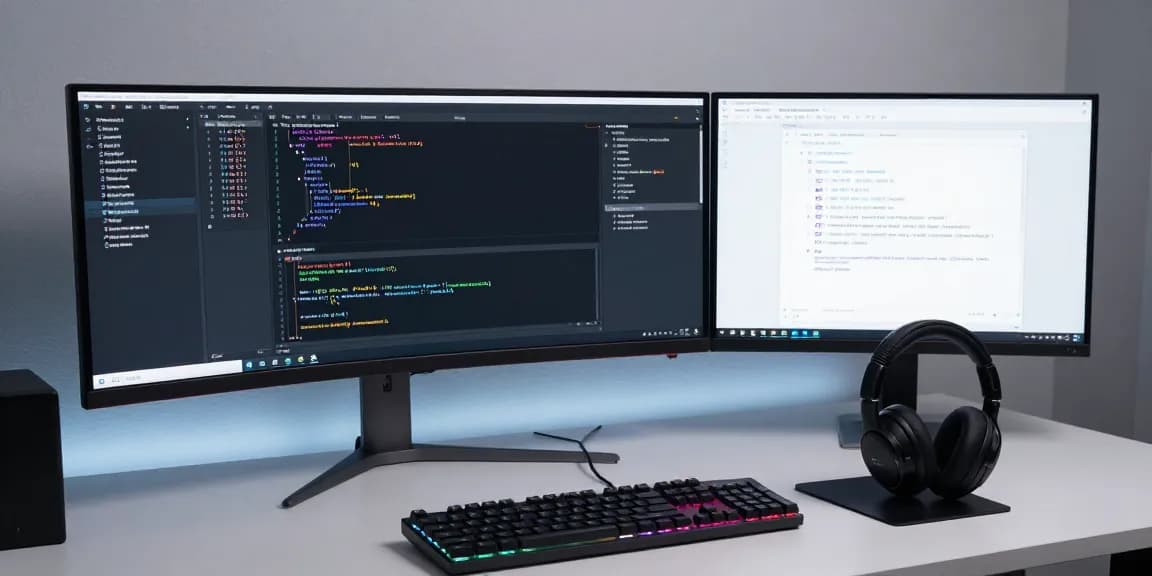 Nhà cái go8 platform showcasing advanced software development tools and digital solutions in a modern workspace