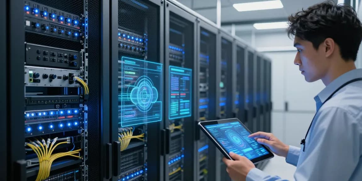 mb66 online platform showcasing advanced cloud computing and cybersecurity solutions in a modern tech workspace.