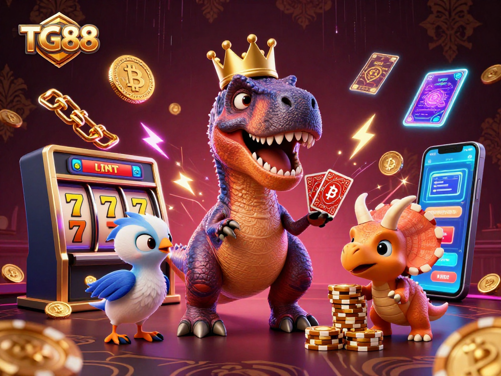 Experience the thrills of gaming at TG88 with unique creatures betting on slots and crypto.