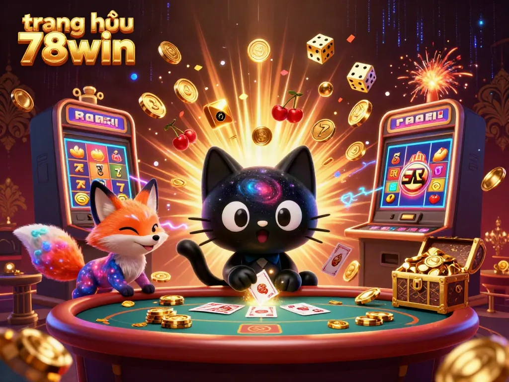 Engage with vibrant gamified experiences at trang chủ 78win, featuring cosmic elements and dynamic casino aesthetics.