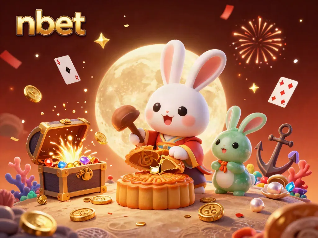 Experience the excitement at nbet casino with a vibrant illustration showcasing luck and treasures.